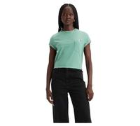 Levi's Camiseta de mujer de manga corta. Verde Agua 36 (XS)