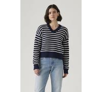 Levi's Reese V-neck Sweater Blue Talla: S | Sudaderas con Capucha Outlet | Mujer | Azul