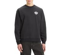 Levi's Relaxd Graphic Crew, Hombre, Brin Palm Scene Caviar, XS