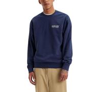 Levi's Relaxd Graphic Crew, Hombre, Chrome Headline Naval Academy, XS