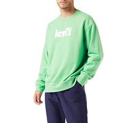Levi's Relaxd Graphic Crew, Hombre, Poster Crew Peppermint, L