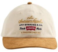 Levi'S Relaxed Dad Graphic Cap for Men, Color Ecru, One Size, Crudo, Talla única
