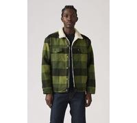 Levi's Relaxed Fit Plaid Sherpa Trucker Jacket Talla: S | Chaquetas Vaqueras Outlet | Hombre