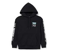 Levi's Relaxed Graphic Sweatshirt, Hombre, Button Fly Hoodie Vw Caviar, S