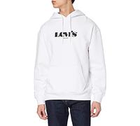 Levi's Relaxed Graphic Sweatshirt, Hombre, Modern Vintage Po White, XL