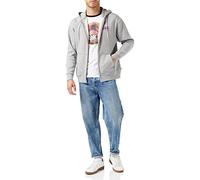 Levi's Relaxed Graphic Zipup Tiedye Sw Zip Mh, Con cremallera, Hombre, Gris (High Peaks Crew Sugar Swizzle), M