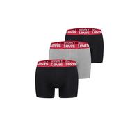 Levi'S Repeat Logo Boxer Briefs (Paquete de 3) Hombre, Negro/Grey Combo, M