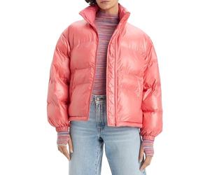 Levi's Retro Puffer Caviar Chaqueta, Italian Rose, XS De Las Mujeres