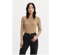 Levi's Rib Knitted Sweater Beige Talla: L | Outlet | Mujer | Marrón
