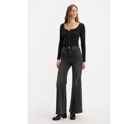 Levi's Ribcage Bell Jeans Black Talla: W31L32 | Pantalones Anchos Outlet | Mujer | Negro