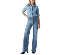 Levi's Ribcage Bells Med Indigo-Worn IN, Sonoma Walks, 25W / 32L para Mujer