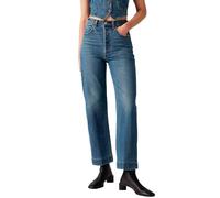Levi's Ribcage STR ANK Tailored Jeans, Valley View Crease, 27W x 27L Mujeres
