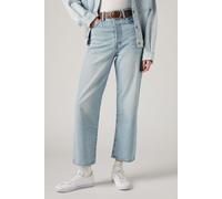 Levi's Ribcage Straight Ankle Vaqueros, Middle Road, 25W / 27L para Mujer