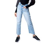 Levi's Ribcage Straight Ankle Vaqueros, Middle Road, 34W / 29L para Mujer
