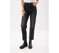 Levi's RIBCAGE STRAIGHT ANKLE MED INDIGO - WORN 31 X 27 Negro