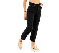 Levi's Ribcage Straight Ankle Vaqueros, Black Heart, 28W / 29L para Mujer