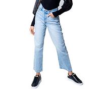 Levi's Ribcage Straight Ankle Vaqueros, Middle Road, 26W / 27L para Mujer