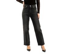 Levi's Ribcage Straight Ankle Vaqueros, sobre El Telar, 34W / 29L para Mujer