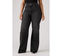 Levi's Ribcage Wide Leg Jeans Black Talla: W26L32 | Vaqueros Rectos Outlet | Mujer | Negro