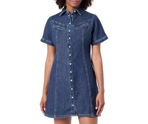 Levi's Rinoa Denim SS Vestido Casual para Mujer, Sledge Sister, L
