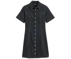 Levi's Rinoa Denim SS Vestido Casual para Mujer, Última Ley, S