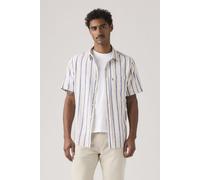 Levi's S/s Sunset 1 Pkt Standrd Gio Stripe Ceme Talla: S | Camisas Casuales Outlet | Hombre | Amarillo