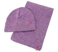 Levi's Set - Scarf & Beanie, Headgear Hombre, Morado (Dark Purple), Talla Única