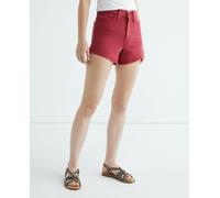Levi's Short vaquero de mujer 80s Mom™ liso. Rojo 36-38 (27)