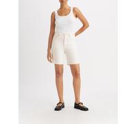 Levi's Short vaquero de mujer Ribcage™. Blanco 36/26