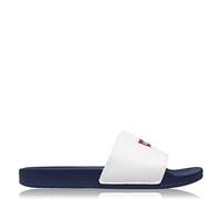 Levi's Slides 228998, Chancletas Hombre, White Blue, 44 EU