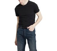 Levi's Slim 2-pack Crewneck Tee Camiseta, Black + Black, L Hombre