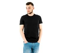 Levi's Slim 2-pack Crewneck Tee Camiseta, Black + Black, S Hombre