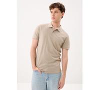 Levi's Polo Slim Housemark – Manga corta, ajuste slim, tejido elástico – Beige XL