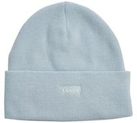 Gorro Levis Knitted Cuff ~ Slouchy Red Tab azul claro