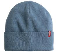 Levi's Slouchy Red Tab Beanie Gorro de Punto para Hombre, Color Horizon Blue, Talla única, Horizon Blue, Talla única