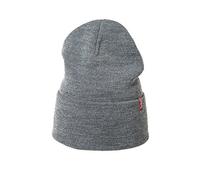 Levi's Slouchy Red Tab Beanie, Gorro de Punto Unisex adulto, Gris (Regular Grey), Talla Única