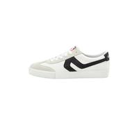 LEVI'S ® Zapatillas deportivas bajas negro / blanco / blanco lana, Talla 42