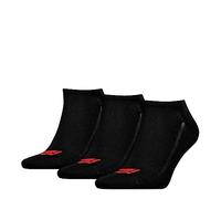 Levi's Sneaker, Medias Unisexo, Sostenible Negro, 35/38
