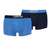 Levi's Solid Basic, Organic Cotton Trunks, Azul, M (Pack de 2) Hombres