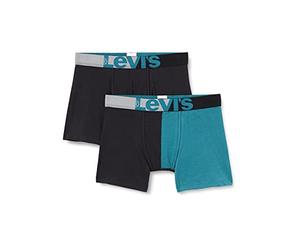 Levi's Split Men's Boxer Briefs Calzoncillo, Negro Combo, S Hombres