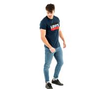 Levi's Sportswear Logo Graphic Camiseta Hombre, Dress Blues, M