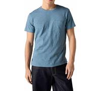 Levi's Té no gráfico para Hombre, Color índigo Lavado Brezo, Talla L, Indigo Wash Heather, L