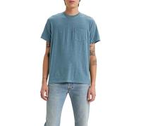 Levi's SS Classic Pocket tee Camiseta, Indigo Wash Heather, XXL Hombres