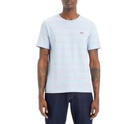 Levi's SS Original Housemark tee Camiseta, Seaside Stripe Chambray Jersey, XS para Hombre