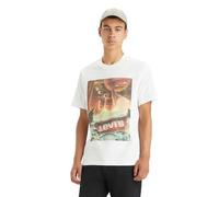 Camiseta amplia de cuello redondo con motivo delantero Hombre Talla S. Color Otros