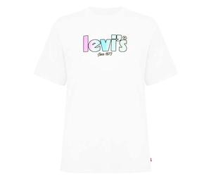Levi's Ss Relaxed Fit Tee Camiseta, Poster Logo Decay White, S Hombre