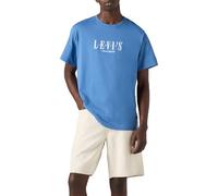 Levi's SS Relaxed Fit tee Camiseta, Serif Logo Dutch BLU, S Hombre