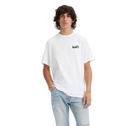 Levi's SS Relaxed Fit tee Camiseta, Serif Logo White+, XS Hombre