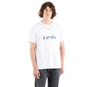 Levi's Ss Relaxed Fit Tee Camiseta, Ssnl Mv Logo White Blue Pink, L Hombre