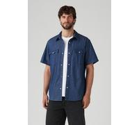 Levi's Ss Relaxed Fit Western Olsen Dark Wash Talla: L | Camisas Casuales Outlet | Hombre